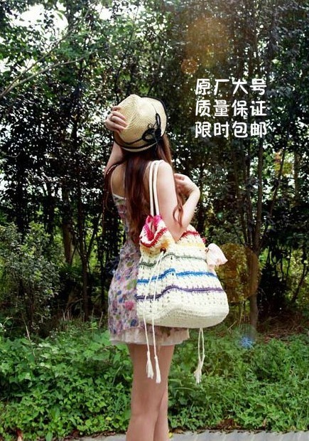 กระเป๋าสานเก๋ๆ กระเป๋าสานสวยๆน่ารัก