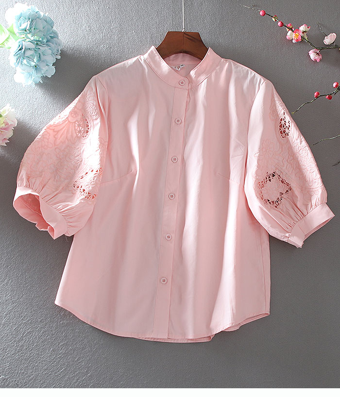 เสื้อลินิน เสื้อผ้าฝ้ายลินิน เสื้อเชิ้ตผ้าลินิน ปักลายสวยๆด้วยด้าย สไตล์VINTAGE BY Dreamroom