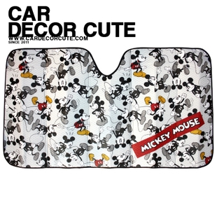 MICKEY-MINNIE-แผ่นบังแดดหน้ารถยนต์