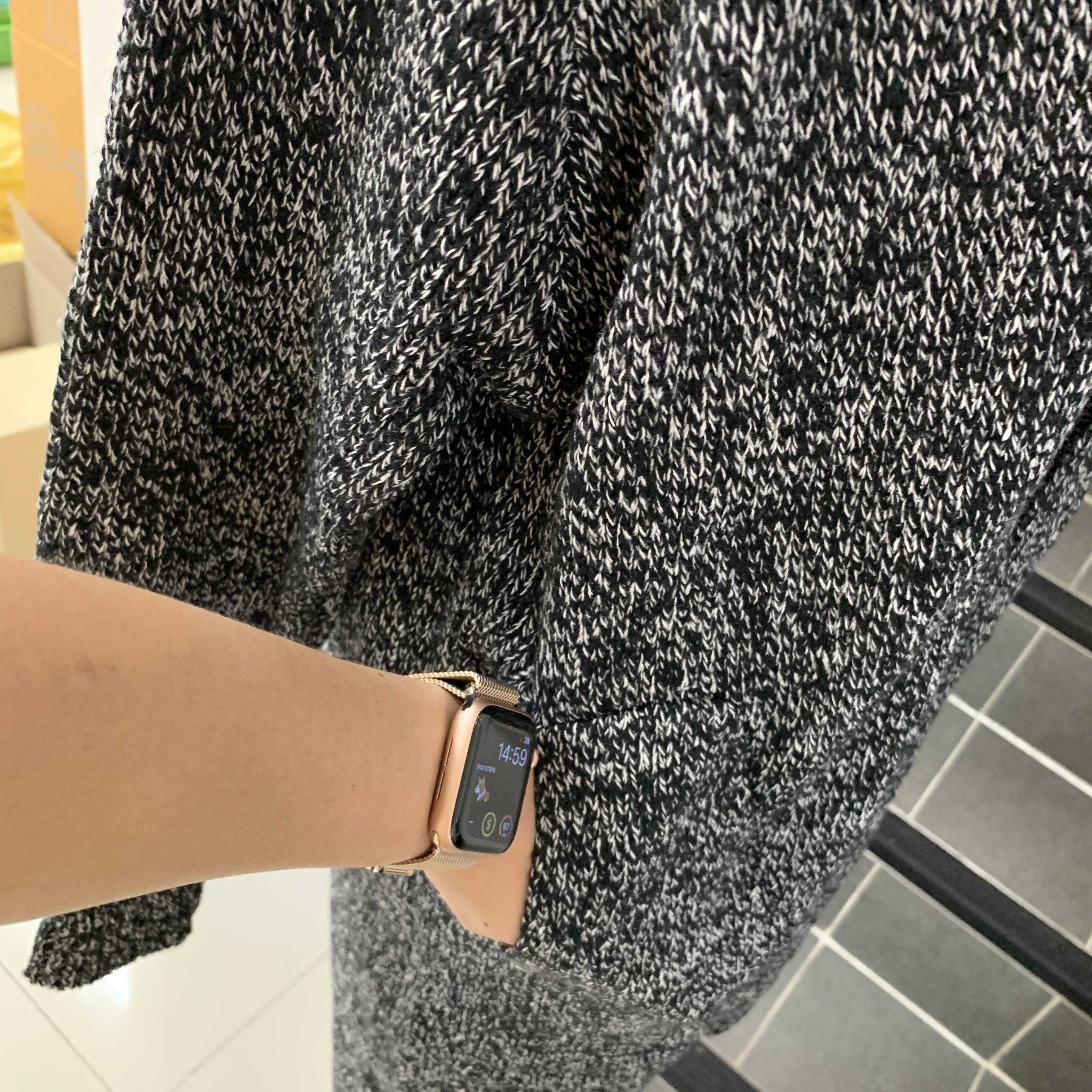 เสื้อคลุมกันหนาว ไหมพรม พร้อมส่ง เรียบหรู