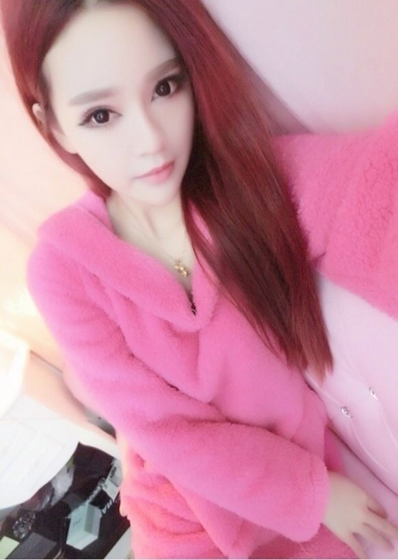 เสื้อกันหนาวฮู้ดดี้ หูกระต่าย ขนนิ่ม น่ารักหวานสุดๆ พร้อมส่ง --- สีชมพูเข้ม ชมพูเข้ม