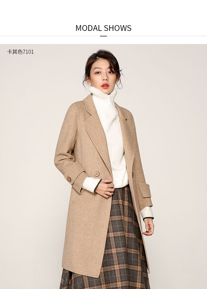 โอเวอร์โค้ท overcoat สไตล์ยุโรป กระดุมทอง แบบแขนเต่อ คาดหลัง ใส่ง่ายเข้ากับทุกชุด กันหนาวได้ดี พร้อมส่ง สีน้ำตาลอ่อน