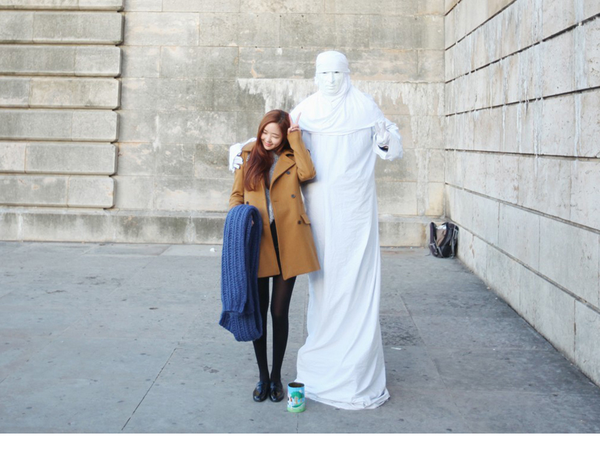 เสื้อโค้ทกันหนาว รุ่นกระดุม 2 แถว สไตล์เกาหลี ใส่ได้หลายแบบ ผ้าวูลผสม พร้อมส่ง