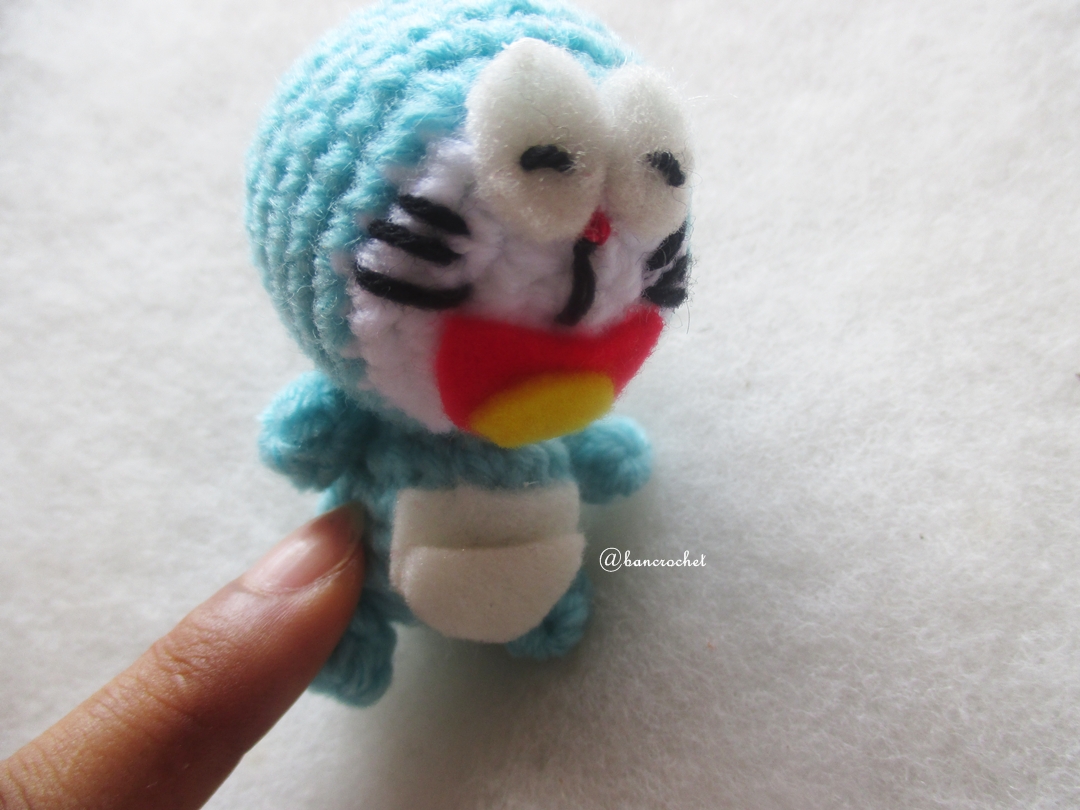 พวงกุญแจโดเรม่อนถัก doraemon amigurumi crochet