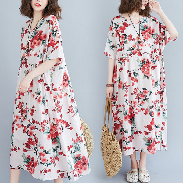 เสื้อผ้าฝ้ายสไตล์วินเทจ ใส่ตั้งแต่สาวผอม-สาวอวบ น้ำหนักตัว50-90 กิโลกรัม By Meimei plus size