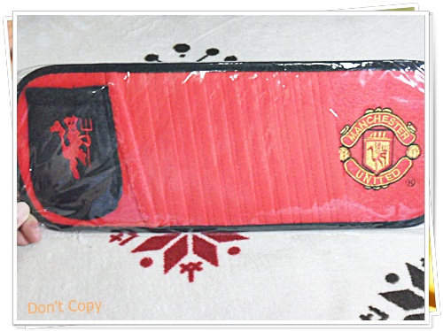ที่ใส่แผ่นซีดี ติดที่บังแดดรถยนต์ ลาย Manchester United A004