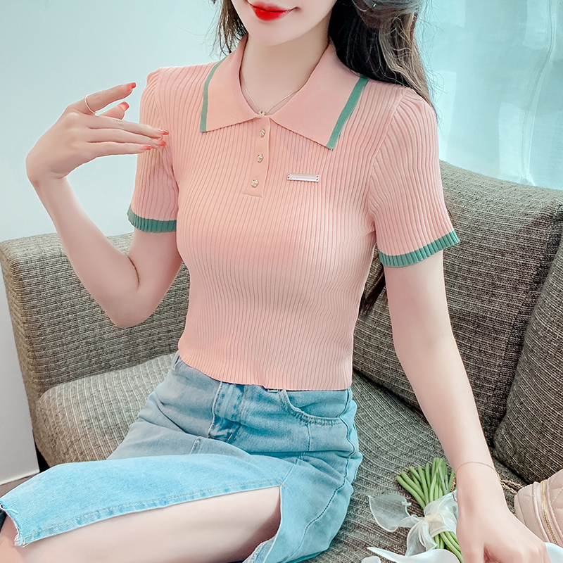 เสื้อผ้าวัยรุ่นเกาหลี เสื้อยืดวัยรุ่นผู้หญิง มีขนาด S M L XL
