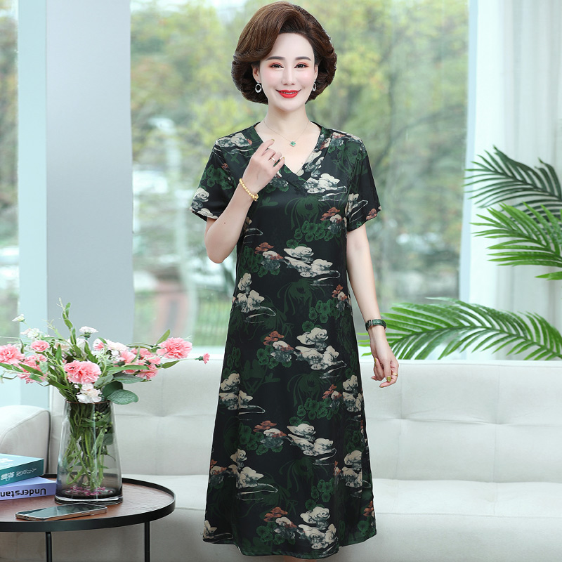 เดรสวัยผู้ใหญ่40-60ปี เดรสคุณแม่ ชุดเดรสทำงานวัยผู้ใหญ่ แบรนด์ MAMA DRESS