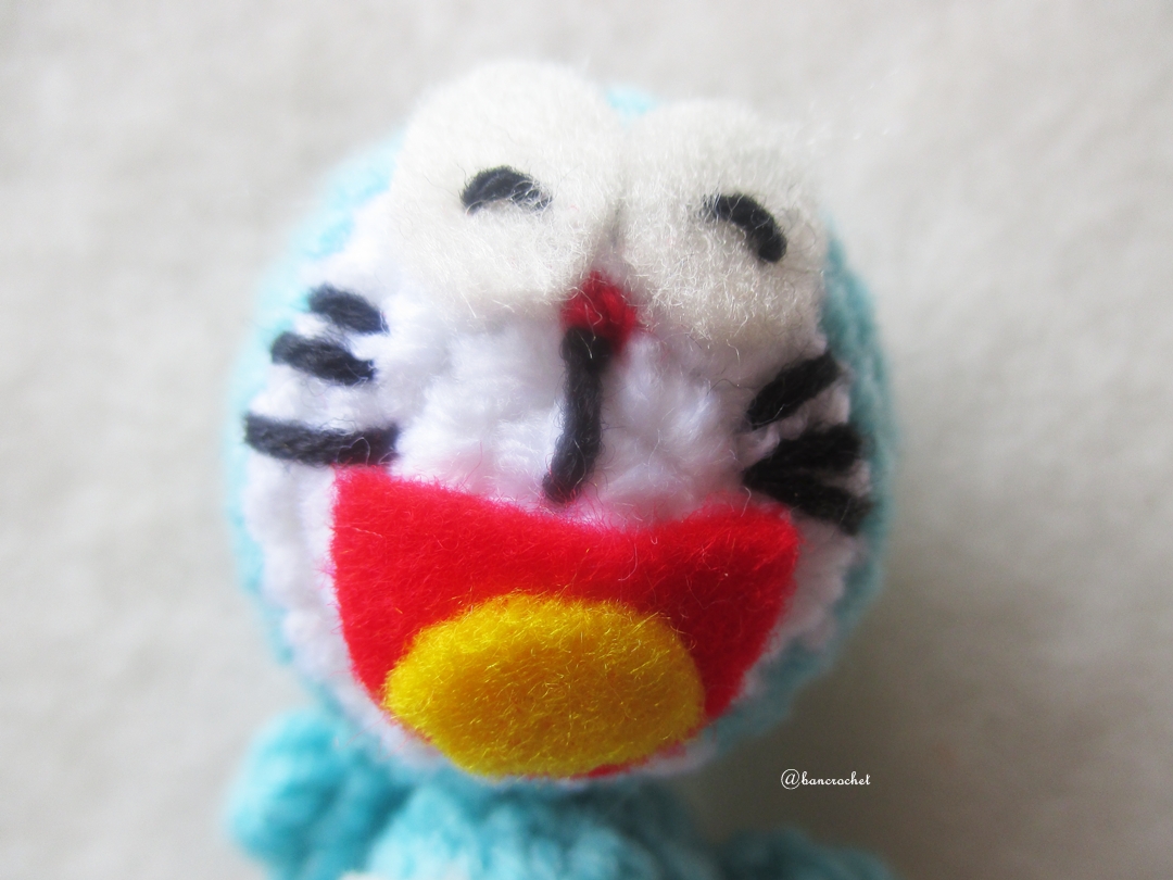 พวงกุญแจโดเรม่อนถัก doraemon amigurumi crochet