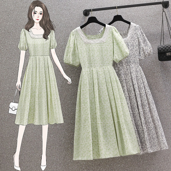 เดรสคนอ้วน เดรสสาวอวบ ชุดเดรสคนอ้วนวัยรุ่น BY PLUS SIZE Girl