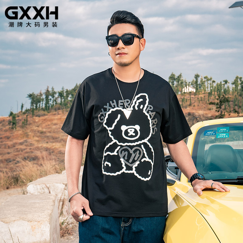 เสื้อยืดผู้ชายอ้วน S-5XL(อกเสื้อ39-51นิ้ว)