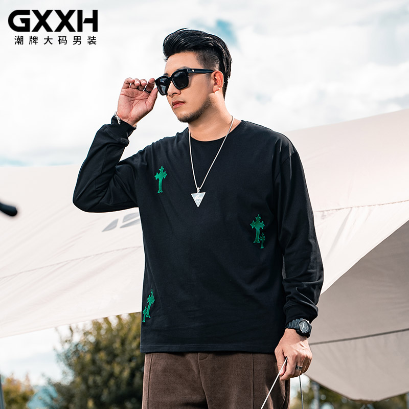 เสื้อยืดผู้ชายอ้วน S-5XL(อกเสื้อ39-51นิ้ว)