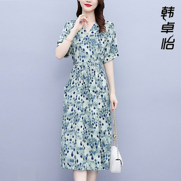เดรสวัยผู้ใหญ่40-60ปี เดรสคุณแม่ ชุดเดรสทำงานวัยผู้ใหญ่ แบรนด์ MAMA DRESS
