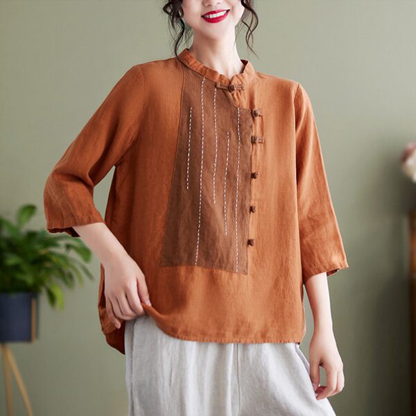 เสื้อลินิน แบบเสื้อสวยๆ เสื้อผ้าฝ้ายลินิน เสื้อเชิ้ตผ้าลินิน BY LININ