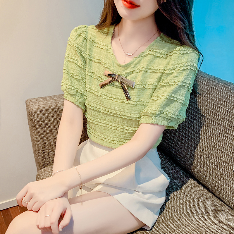เสื้อผ้าวัยรุ่นเกาหลี เสื้อยืดวัยรุ่นผู้หญิง มีขนาด S M L XL