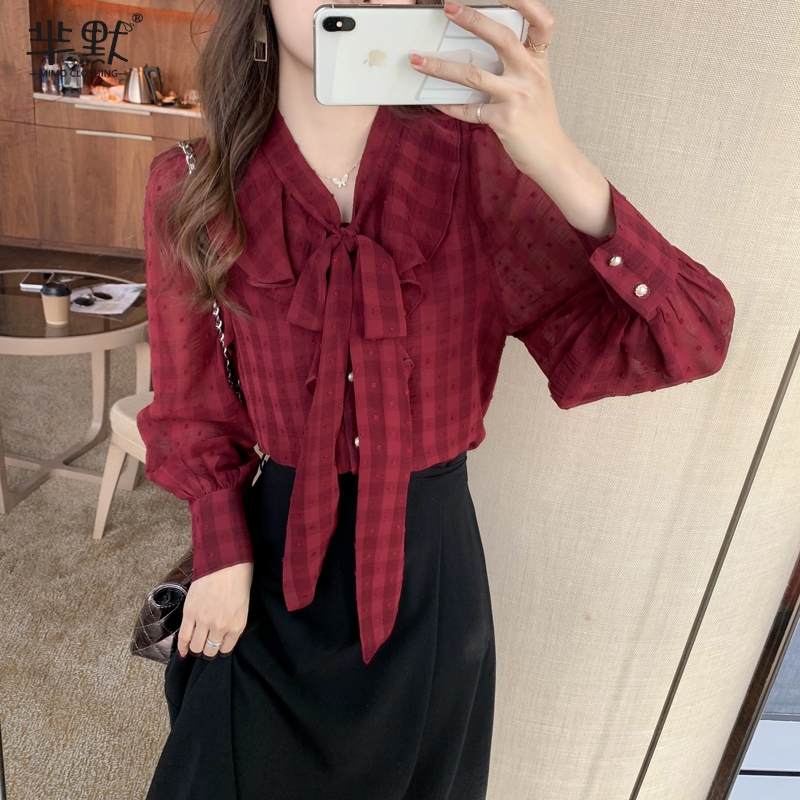 เสื้อลูกไม้ เสื้อเชิ้ตแขนยาว