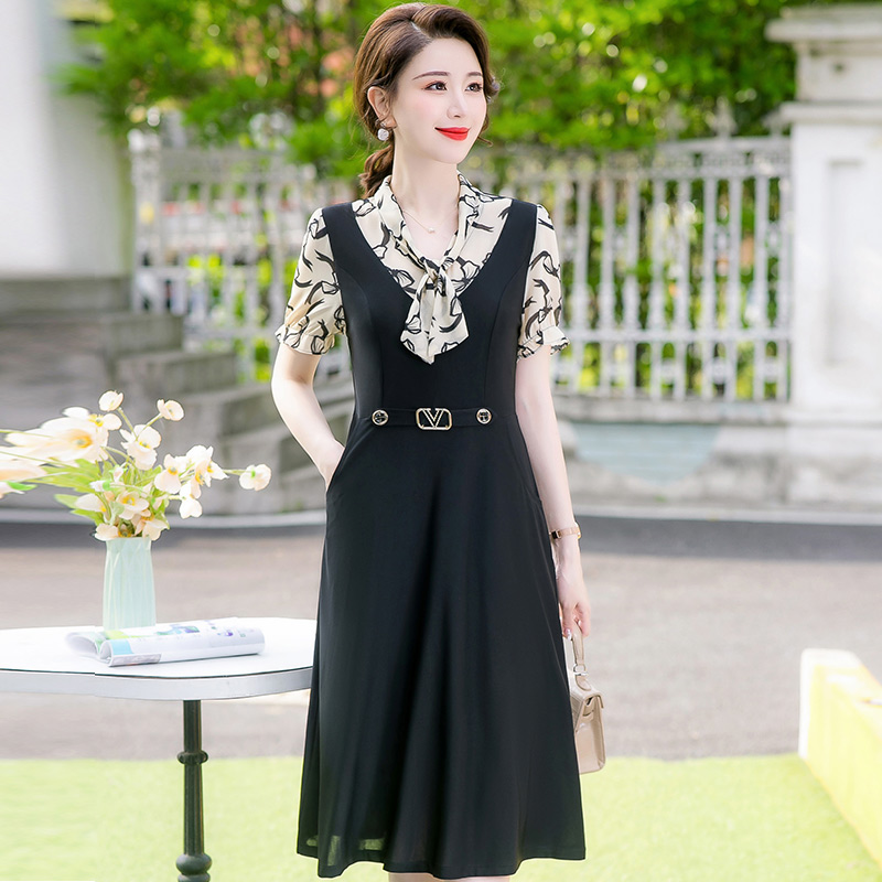 เดรสวัยผู้ใหญ่40-60ปี เดรสคุณแม่ ชุดเดรสทำงานวัยผู้ใหญ่ แบรนด์ MAMA DRESS