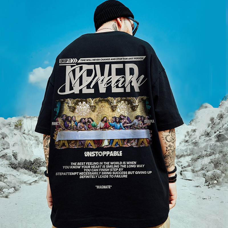 เสื้อยืดผู้ชายอ้วน S-5XL(อกเสื้อ39-51นิ้ว)