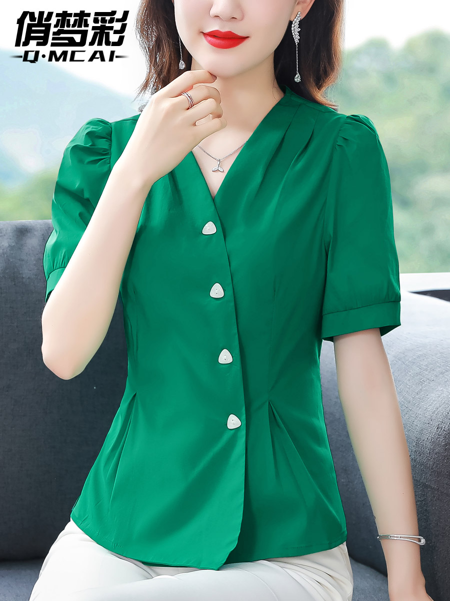 เสื้อชีฟอง เสื้อแฟชั่นสุภาพสตรีวัยผู้ใหญ่ มีไซต์ อก34นิ้ว-43นิ้ว