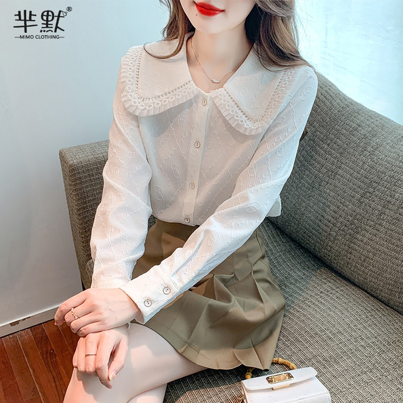 เสื้อลูกไม้ เสื้อเชิ้ตแขนยาว