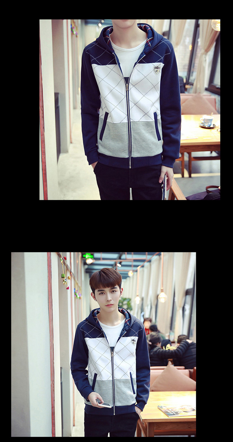 เสื้อคลุมผู้ชาย สไตล์เกาหลี ทรงสวย ผ้า cotton same pic L