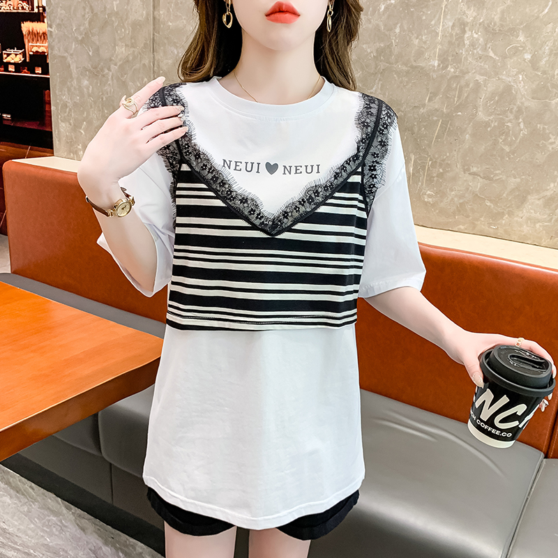 เสื้อผ้าวัยรุ่นเกาหลี เสื้อยืดวัยรุ่นผู้หญิง มีขนาด S M L XL
