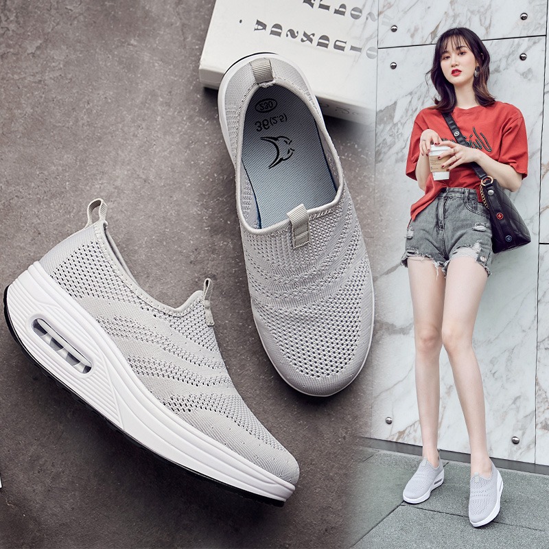 รองเท้าผ้าใบ รองเท้าลำลอง รองเท้าผ้าใบลำลอง รองเท้าแฟชั่นแบบสวม Slipper Shop