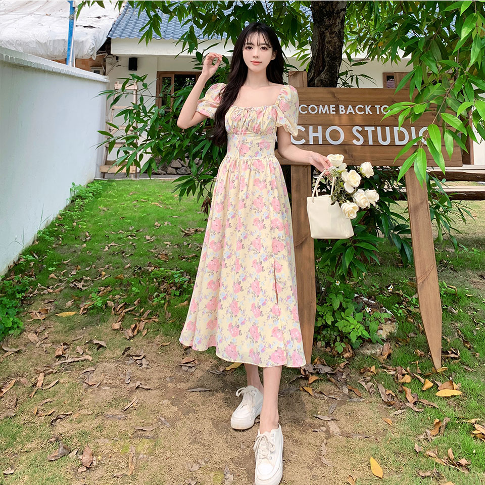 เดรสแขนสั้น มีไซส์ L-4XLอก 38-47 นิ้ว ใส่ได้ทั้งสาวหุ่นดีน่ารักจนถึงสาวอวบพลัสไซส์ จัดส่งฟรี! ทักแชทสั่งซื้อ