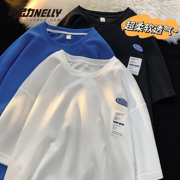 เสื้อยืดคอกลม ผู้ชาย เสื้อยืดผู้ชายเกาหลี เสื้อยืดเกาหลี แบรนด์ NELLY