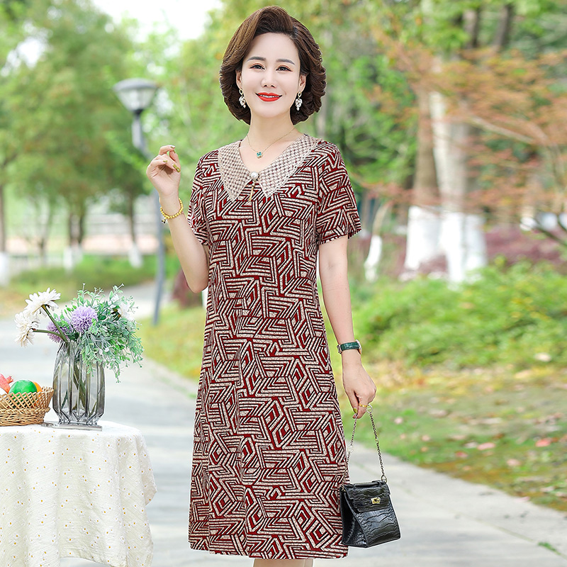 เดรสวัยผู้ใหญ่40-60ปี เดรสคุณแม่ ชุดเดรสทำงานวัยผู้ใหญ่ แบรนด์ MAMA DRESS