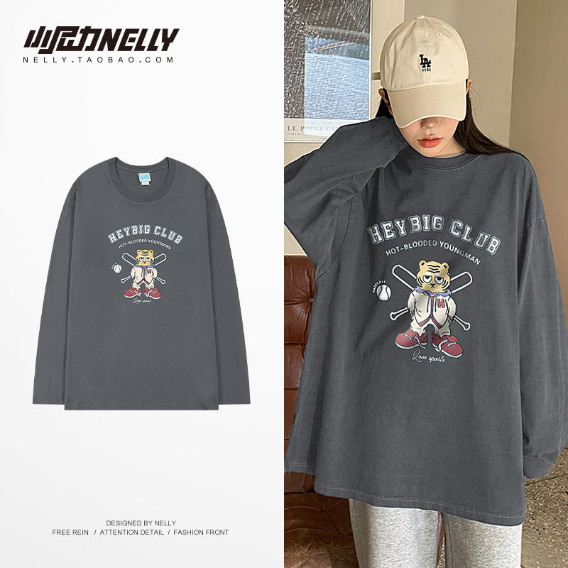 เสื้อยืดคอกลม ผู้ชาย เสื้อยืดผู้ชายเกาหลี เสื้อยืดเกาหลี แบรนด์ NELLY