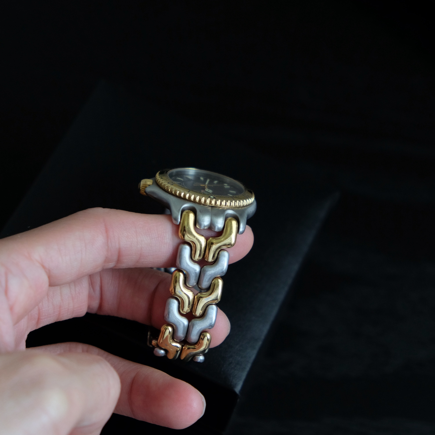 Tag Heuer Grey Dial / 2 Tone Sel Date Watch (32 MM.) ก้างปลา