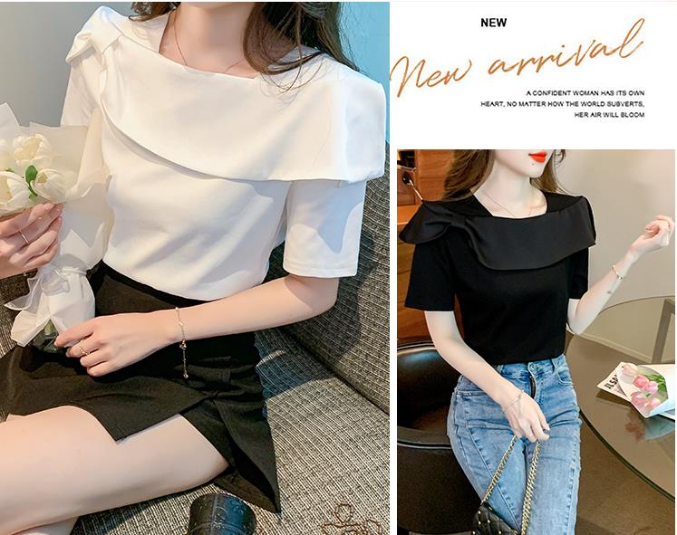 เสื้อผ้าวัยรุ่นเกาหลี เสื้อยืดวัยรุ่นผู้หญิง มีขนาด S M L XL