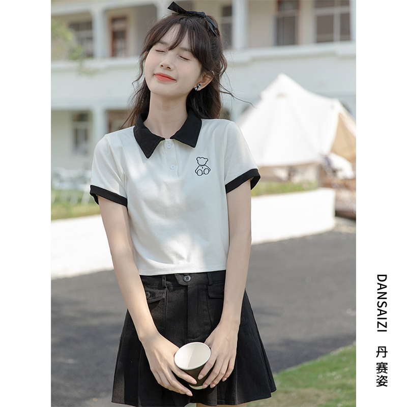 เสื้อผ้าวัยรุ่นเกาหลี เสื้อยืดวัยรุ่นผู้หญิง มีขนาด S M L XL