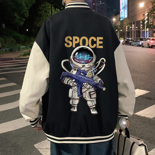 เสื้อแจ็คเก็ตเบสบอล เสื้อคลุม เสื้อแขนยาวสไตล์เกาหลี