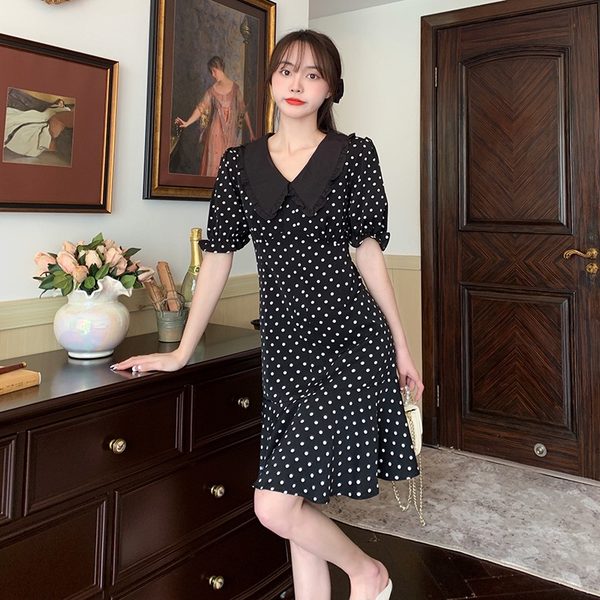 เดรสคนอ้วน เดรสสาวอวบ ชุดเดรสคนอ้วนวัยรุ่น BY PLUS SIZE Girl