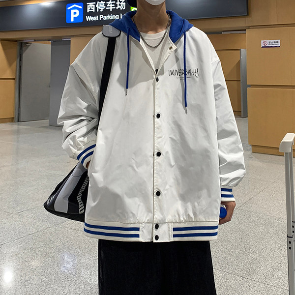 เสื้อแจ็คเก็ตเบสบอล เสื้อคลุม เสื้อแขนยาวสไตล์เกาหลี