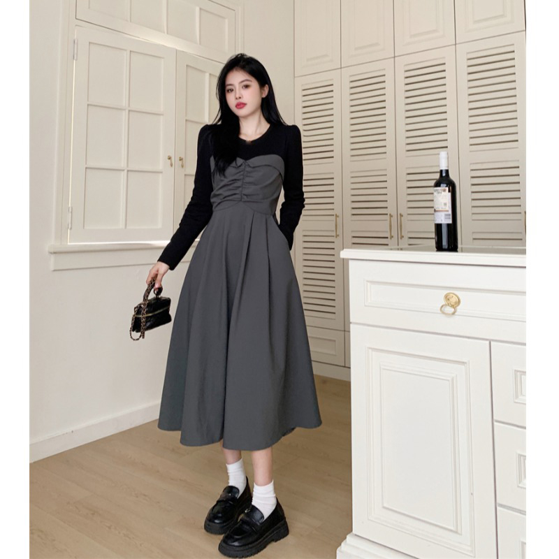 เดรสสาวอวบ มีไซส์ L-4XLอกเสื้อ 38-47 นิ้ว ใส่ได้ทั้งสาวหุ่นดีน่ารักจนถึงสาวอวบพลัสไซส์ จัดส่งฟรี! ทักแชทสั่งซื้อ