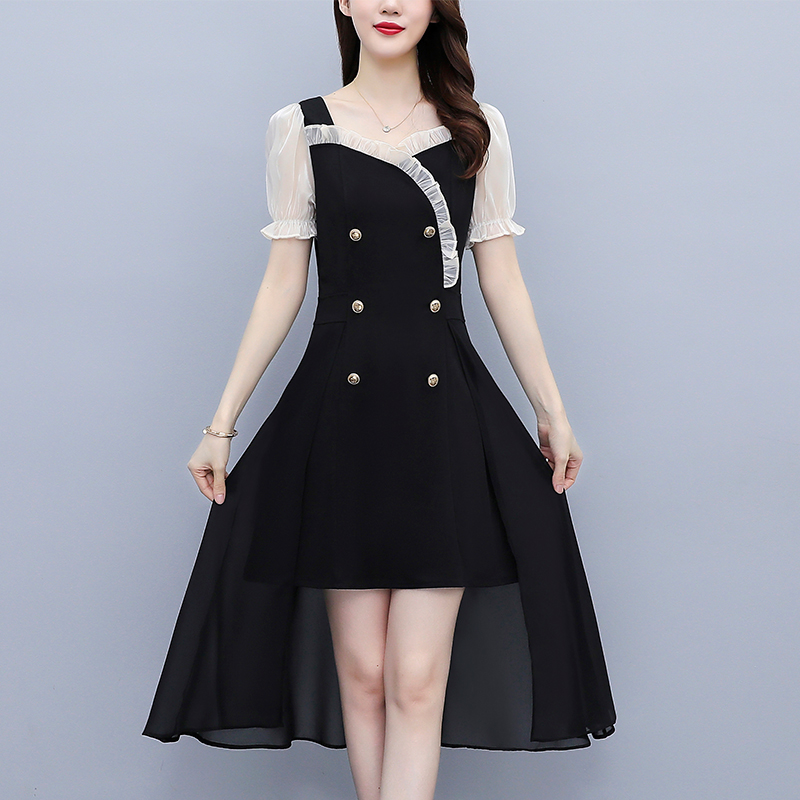 เดรสคนอ้วน เดรสสาวอวบ ชุดเดรสคนอ้วนวัยรุ่น BY PLUS SIZE Girl