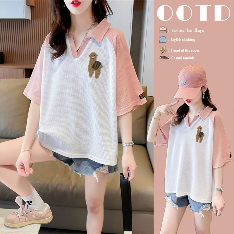 เสื้อยืดคนอ้วนแบบโอเวอร์ไซส์แบบ ulzzang fashion สนใจทักแชท