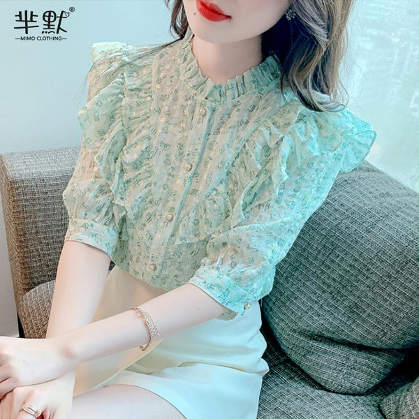 เสื้อชีฟองเกาหลี เสื้อชีฟองสวยๆ