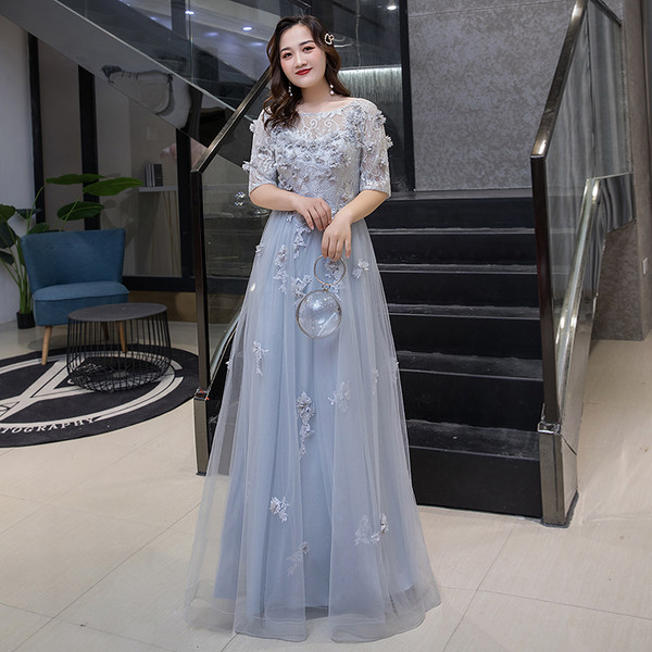 ชุดราตรีคนอ้วน ชุดราตรีไซส์ใหญ่ สาวอวบ ชุดราตรีสาวอวบ ชุดออกงานสาวอวบ ชุดออกงานคนอ้วน
