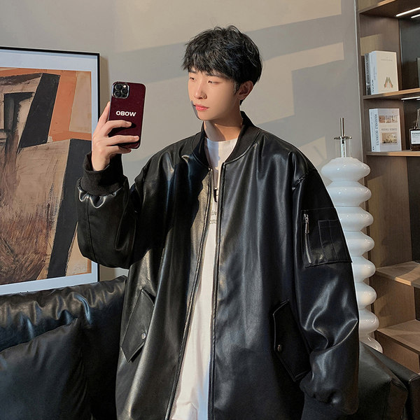 เสื้อแจ็คเก็ตเบสบอล เสื้อคลุม เสื้อแขนยาวสไตล์เกาหลี