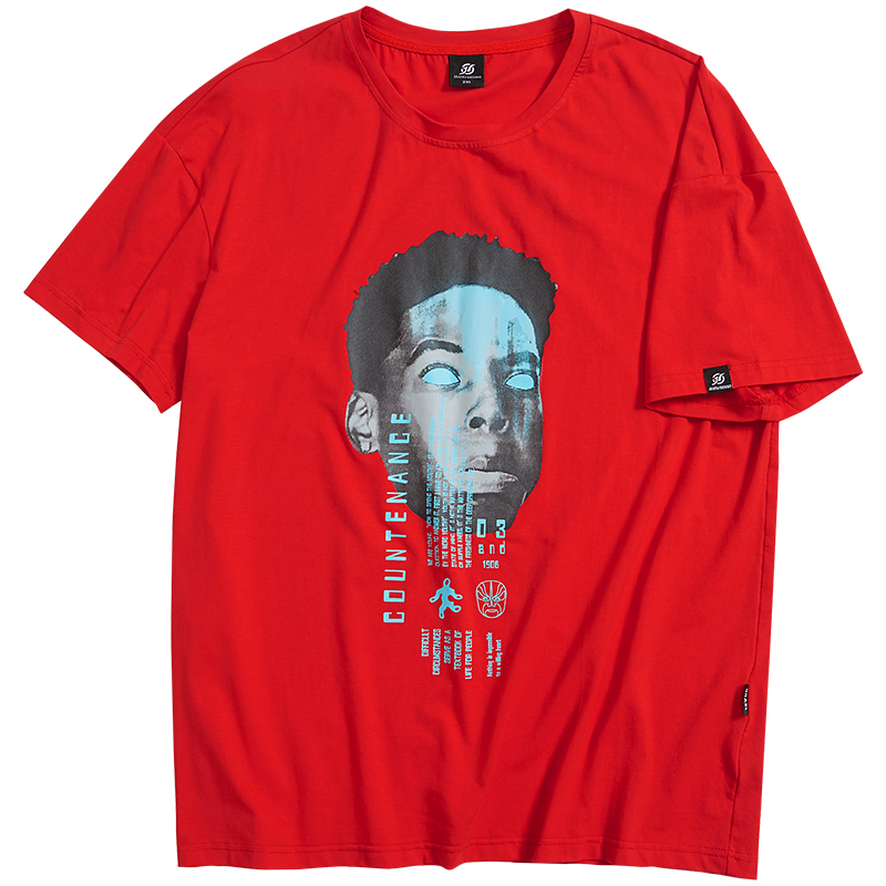 เสื้อยืดผู้ชายอ้วน S-5XL(อกเสื้อ39-51นิ้ว)