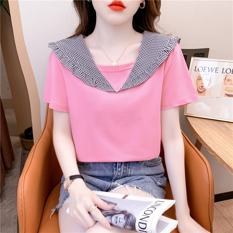 เสื้อผ้าวัยรุ่นเกาหลี เสื้อยืดวัยรุ่นผู้หญิง มีขนาด S M L XL