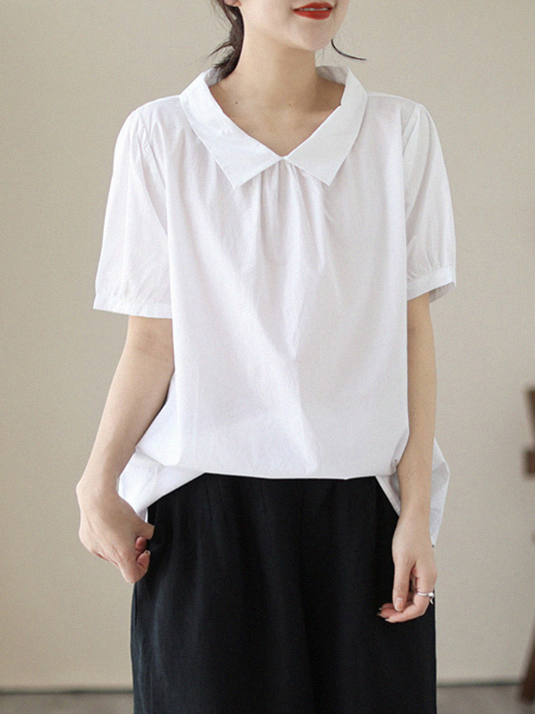 เสื้อลินิน เสื้อผ้าฝ้ายลินิน เสื้อเชิ้ตผ้าลินิน S M l XL จากแบรนด์ ZIMO