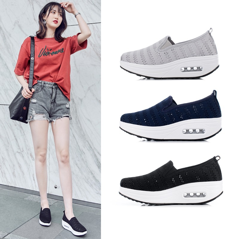 รองเท้าผ้าใบ รองเท้าลำลอง รองเท้าผ้าใบลำลอง รองเท้าแฟชั่นแบบสวม Slipper Shop