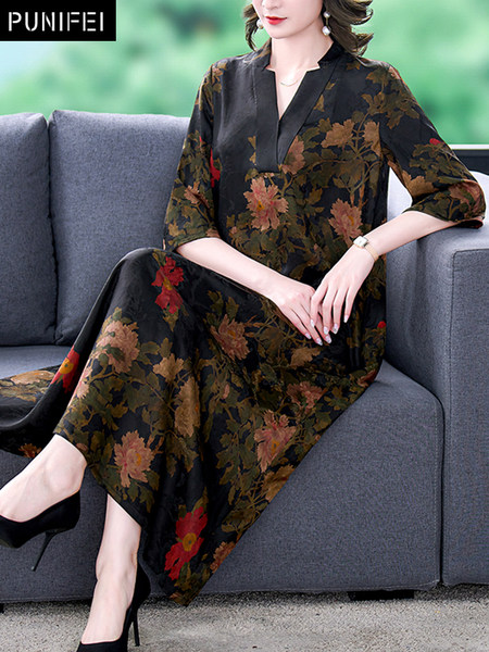 เดรสวัยผู้ใหญ่40-60ปี เดรสคุณแม่ ชุดเดรสทำงานวัยผู้ใหญ่ แบรนด์ MAMA DRESS
