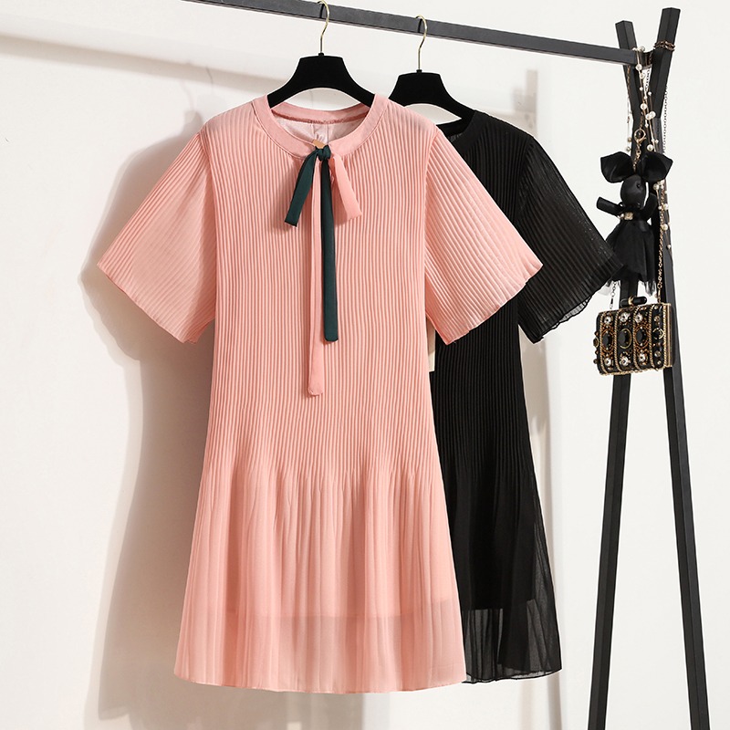 เดรสคนอ้วน เดรสสาวอวบ ชุดเดรสคนอ้วนวัยรุ่น BY PLUS SIZE Girl