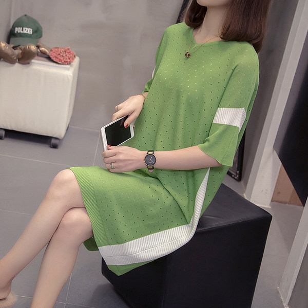 เดรสคนอ้วน เดรสสาวอวบ ชุดเดรสคนอ้วนวัยรุ่น BY PLUS SIZE Girl